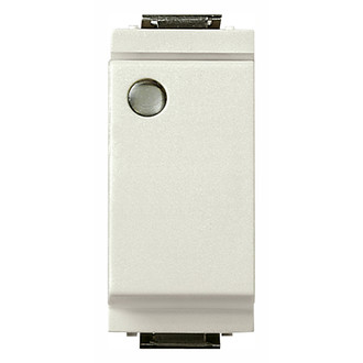 Выключатель 1p 16ax с подсветкой белый