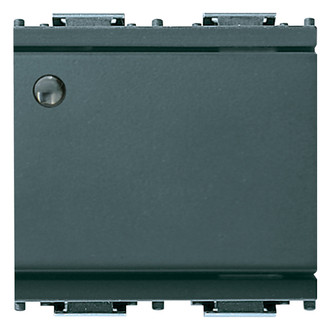 Выкл 1P 16AX с подсв. 2M серый