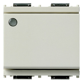 Выключатель 1p 16ax с подсветкой 2m белый