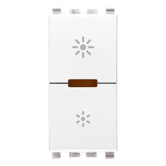 Выкл. с диммир.освещения ведущ. 230V, универсал., белый