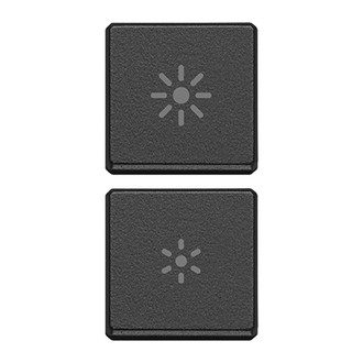 Две плоск. клавиши, символы 