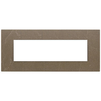 Накладка на 7 модулей, коричневый кофе