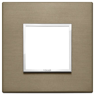 Накладка eikon evo на 2 модуля, темная бронза