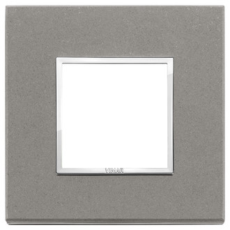 Накладка eikon evo на 2 модуля, серый кварц