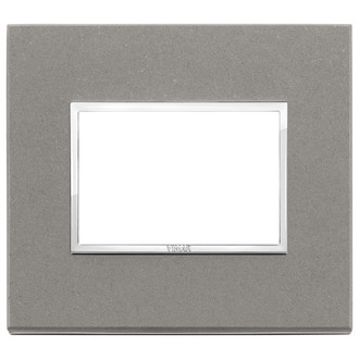 Накладка eikon evo на 3 модуля, серый кварц