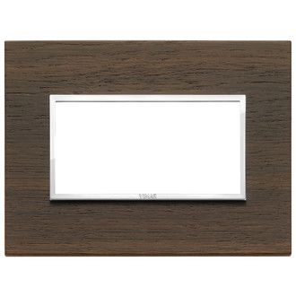 Накладка eikon evo на 4 модуля, венге