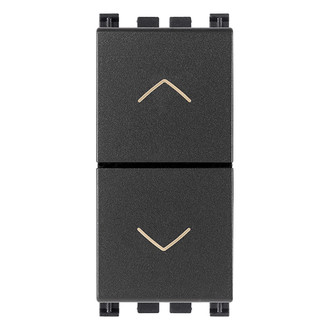 Две кнопки взамоблокируемые NO+NO 10A, серые