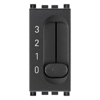 Переключатель 1P 6(2)A 4 позиции, серый