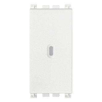 Выключатель 1P 10AX осевой, белый