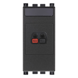 Розетка для громкоговорителя, серая