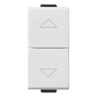 Две кнопки взамоблокруемые НР 10А со стрелками, белые