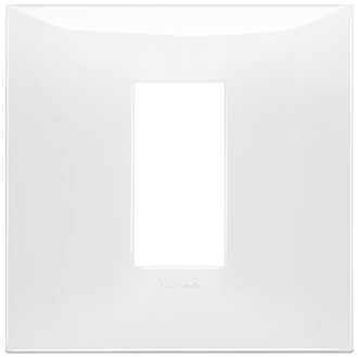 Накладка на 1 модуль для коробки на 2 модуля, белая