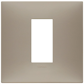 Накладка на 1 модуль для коробки на 2 модуля, горлица матовая