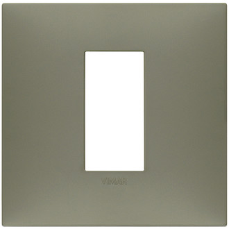 Накладка на 1 модуль для коробки на 2 модуля, глина матовая