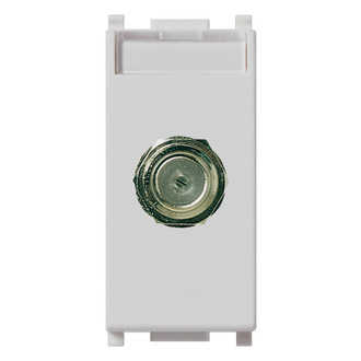 Розетка tv tipo f, серебро