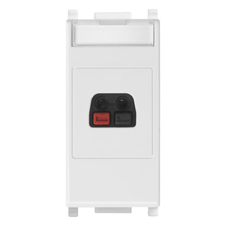 Соединитель громкоговорителя, белый