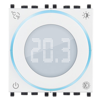 Термостат поворотный IoT 2M 100-240V белый