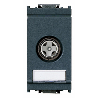 Розетка tv концевая 1db 'папа' серая