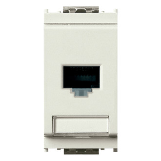 Розетка RJ45 NETSAFE CAT 6 UTP 110 белая