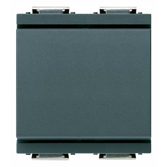 Выключатель 1P 16AX на 2 модуля, серый