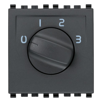 Коммутатор поворотный 1p 6(3)a, серый