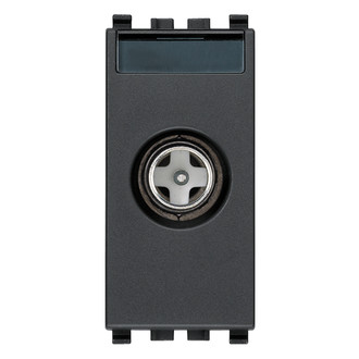 Розетка tv концевая 1db 'папа', серая