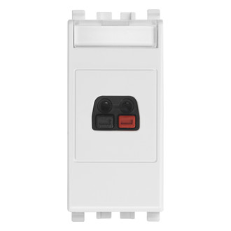 Соединитель громкоговорителя, белый