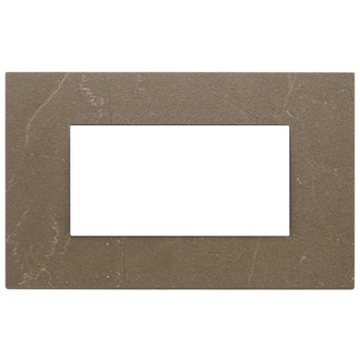 Накладка на 4 модуля, коричневый кофе