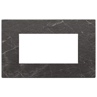 Накладка на 4 модуля, nero Marquina