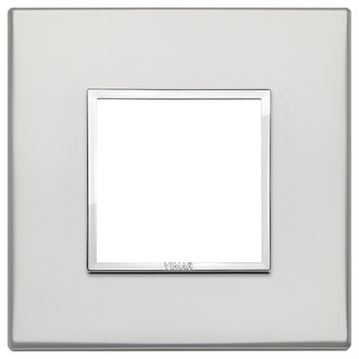 Накладка eikon evo на 2 модуля, серебро