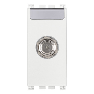 Розетка tv tipo f, белая