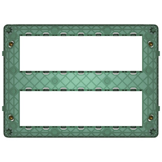 Суппорт для 14 модулей с винтами