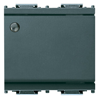 Выкл 1P 16AX с подсв. 2M серый