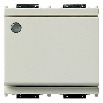 Выключатель 1p 16ax с подсветкой 2m белый