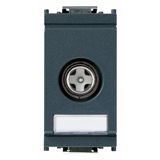 Розетка tv концевая 1db 'папа' серая