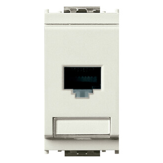 Розетка RJ45 NETSAFE CAT 6 UTP 110 белая