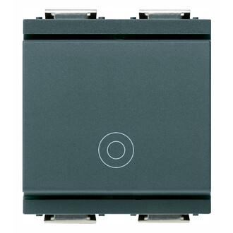 Кнопка 1p no 10a 2m серая