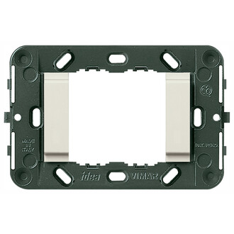 Суппорт для 2 модулей гладкий белый