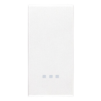 Клавиша на 1 модуль белая