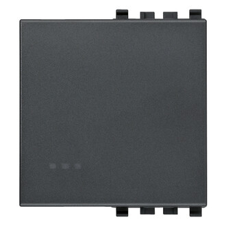 Клавиша на 2 модуля серая