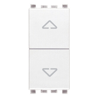 Две кнопки независимые no+no 10a, белые