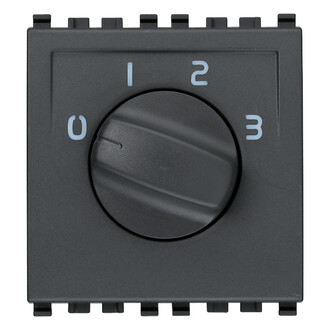 Коммутатор поворотный 1p 6(3)a, серый