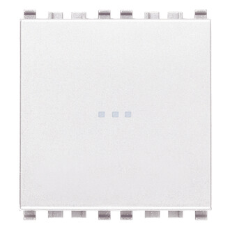 Выключатель 1P осевой 16AX 2M, белый