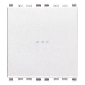 Переключатель 1P осевой 16AX 2M, белый