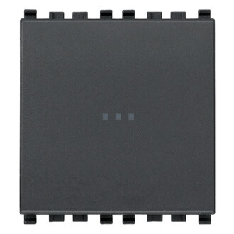 Кнопка 1P осевая NO 10A 2м, серая