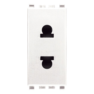 Розетка SICURY 2P 16A USA+EU o4,8MM, белая