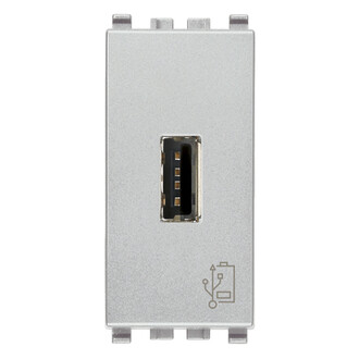 З/у  USB C 5V 1,5A, 1М, серебро