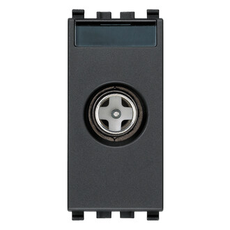 Розетка tv концевая 1db 'папа', серая