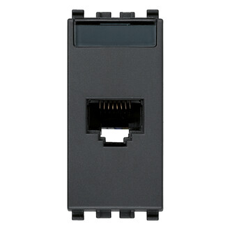 Розетка RJ45 NETSAFE CAT6 FTP, серая