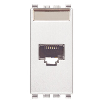 Розетка RJ45 NETSAFE CAT6A FTP, белая